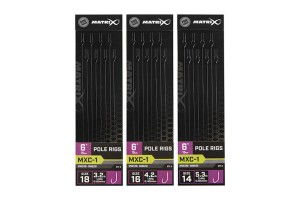 Matrix - MXC-2 Barbless 15cm Standard Pole Rigs