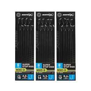 Matrix - MXC-3 Barbless 15cm Super Stop Rigs