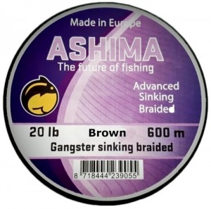 Ashima - Gangster 8-Braid Sinking Brown