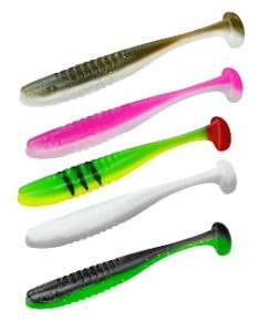 Delphin - Shads, Zandera UVs, 10 cm, 5 stuks