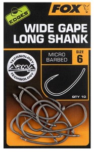 Fox Edges Super Wide Gape Long Shank