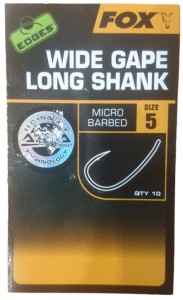 Fox Edges Super Wide Gape Long Shank