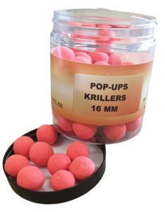 GrainBaits - Fluo Pop-Ups Krillers Rood
