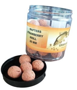 GrainBaits - Wafters 100g Strawberry Krill