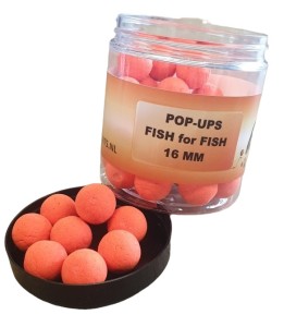 GrainBaits - Fluo Pop-Up Fish for Fish, Oranje