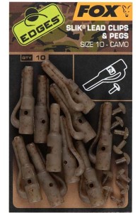 Fox Edges Camo Slik Lead Clip & Pegs 10st .